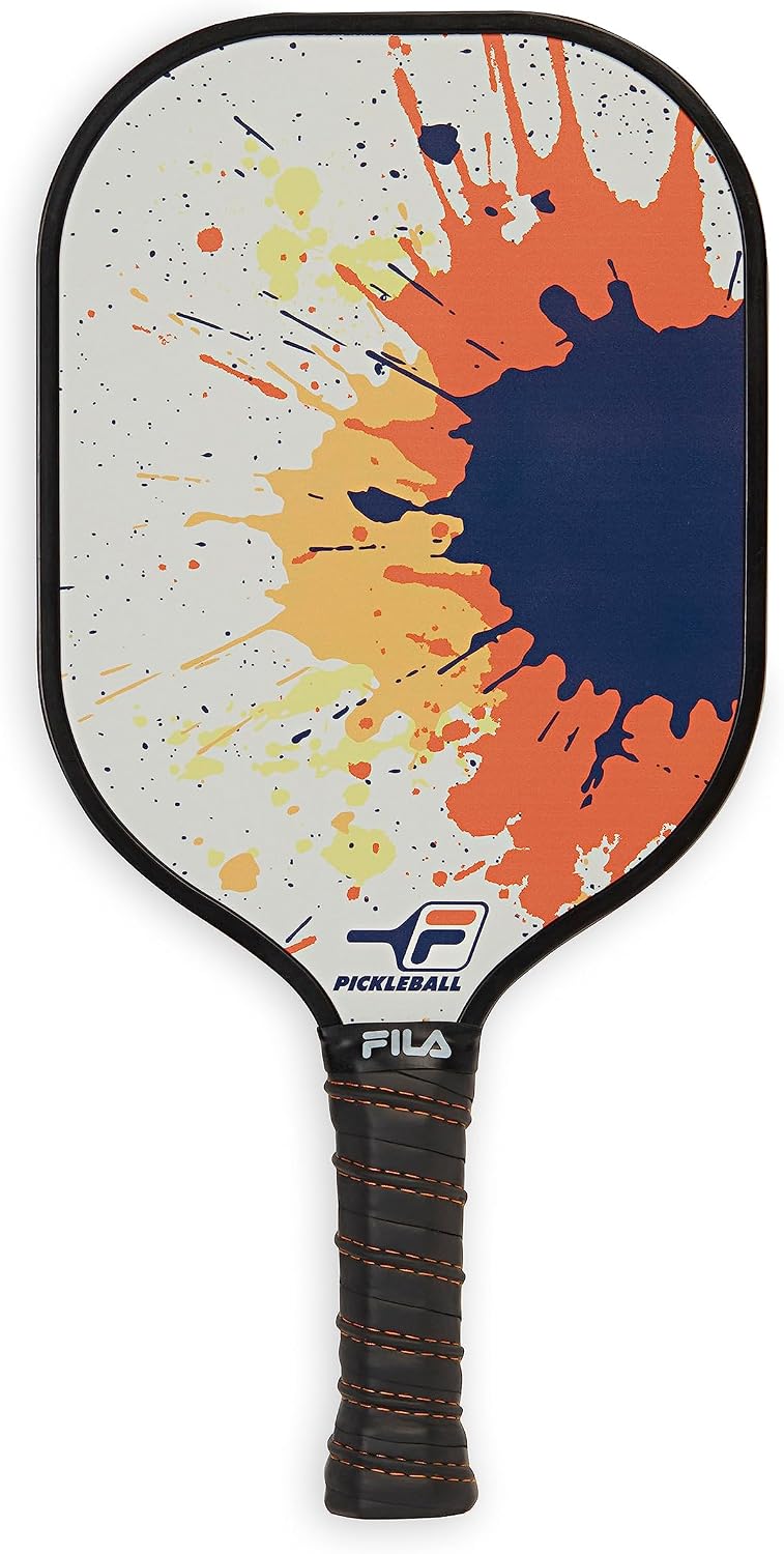 FILA Accessories Paleta de pickleball de fibra de vidrio, palas de pickleball profesionales, fibra de vidrio con núcleo de polipropileno de panal, agarre ligero y cómodo, bonitas palas de pickleball
