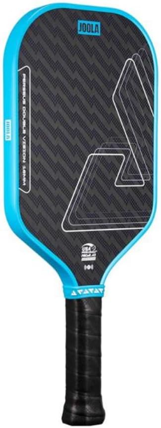 JOOLA Double Vision - Paleta de Pickleball de 16 mm, Forma distintiva y estándar, Superficie de aramida para un Tacto más Suave, película SK para Reducir la vibración, aprobada por USAP, Chip NFC