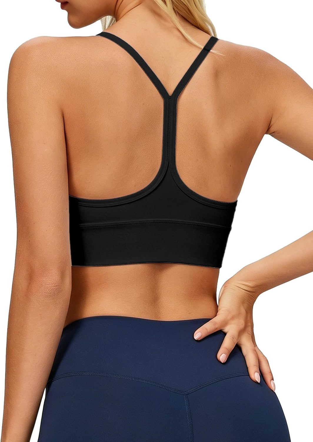 Ropa interior deportiva de sujeción con copa fina, transpirable
