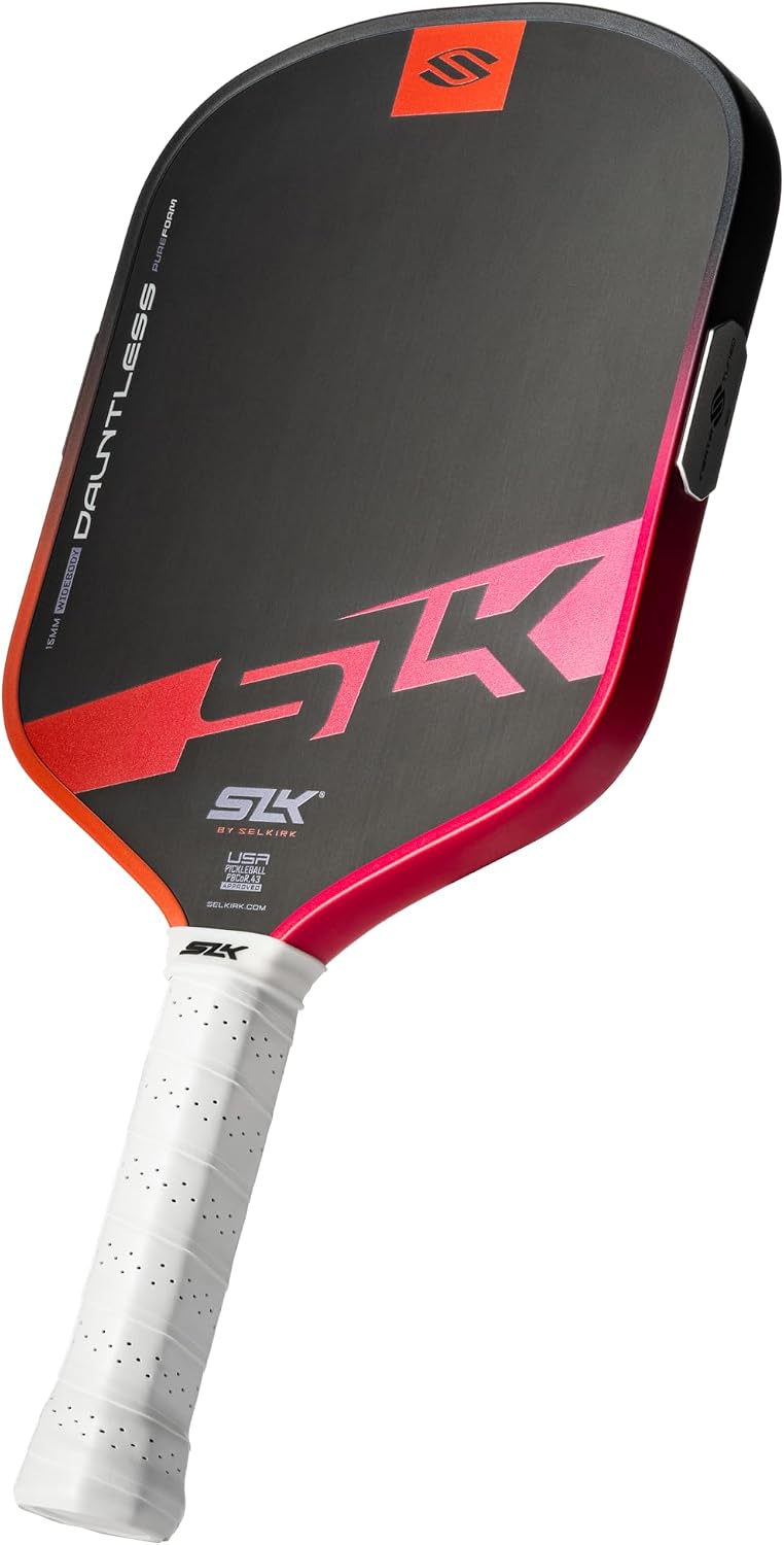 Selkirk Sport SLK Dauntless - Paleta de pickleball | Palas de pickleball de fibra de carbono cruda T700 | Alto giro y control con núcleo PureFoam