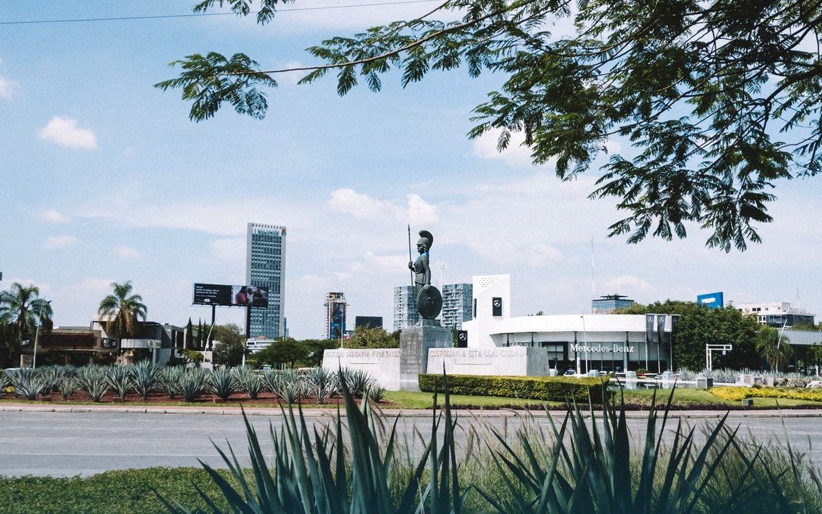 Glorieta Minerva en Guadalajara